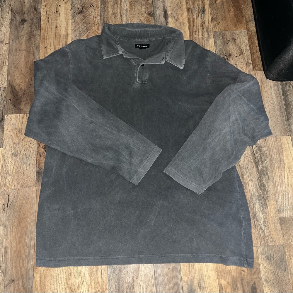 PacSun Faded Gray Men's Polo Shirt